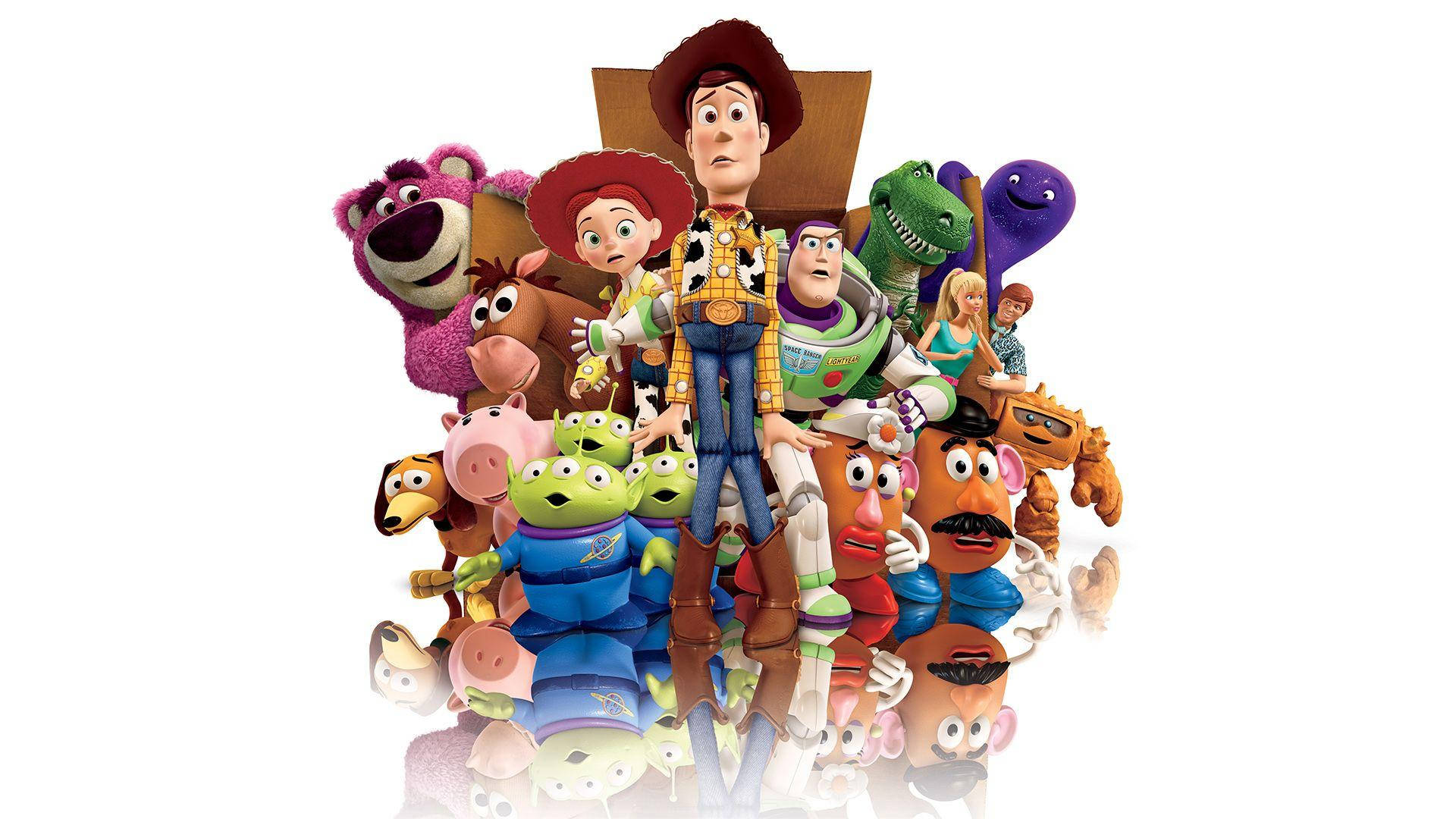 Tapet med Toy Story 3 chokkeret udtryk Wallpaper