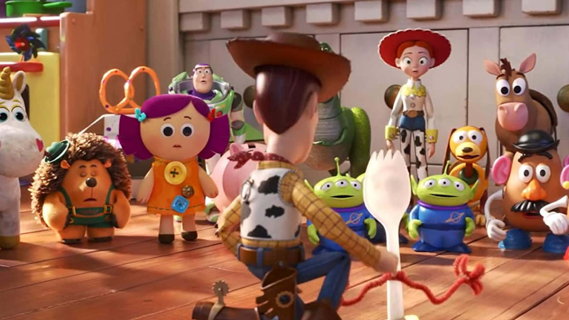 Anslutdig Till Woody, Buzz Och Alla Deras Vänner På Ett Helt Nytt Äventyr I Toy Story 4.
