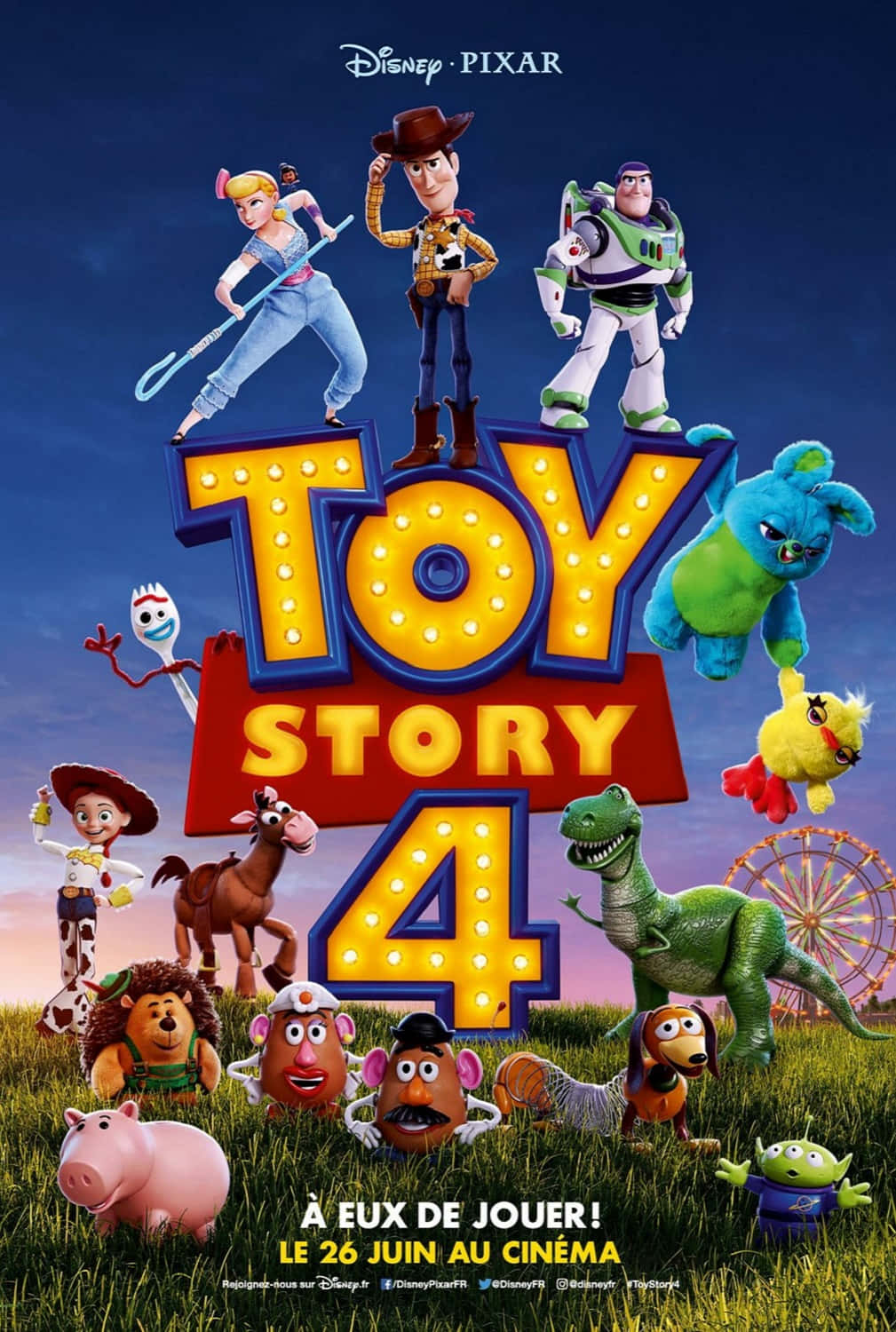 "The mischievous pair of Forky and Woody your child knows and loves - reunite in Toy Story 4 to embark on another thrilling adventure."