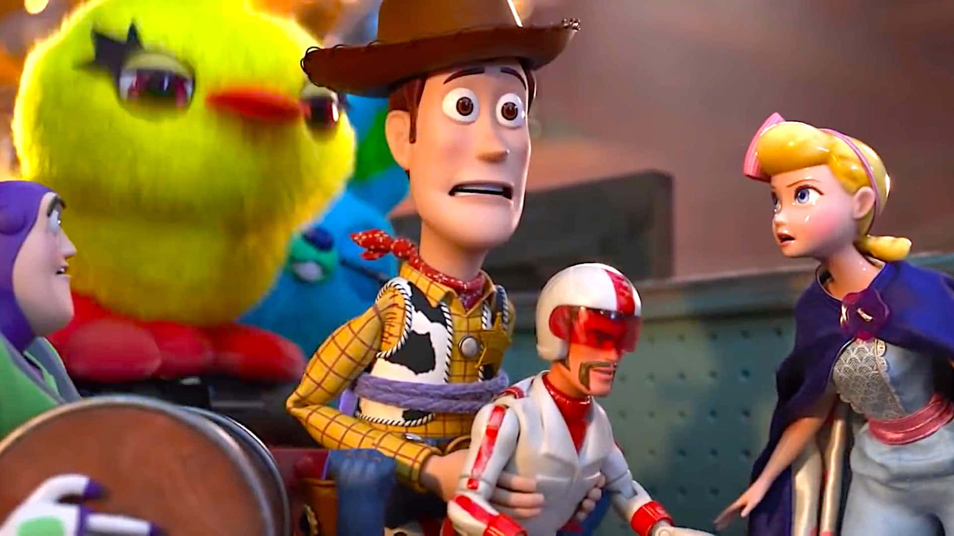 Woody,buzz Und All Ihre Freunde Kehren In Toy Story 4 Zurück