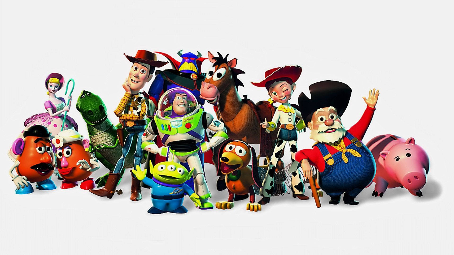 Toy Story 4 Protagonists Wallpaper