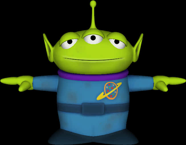 Toy Story Alien Character PNG