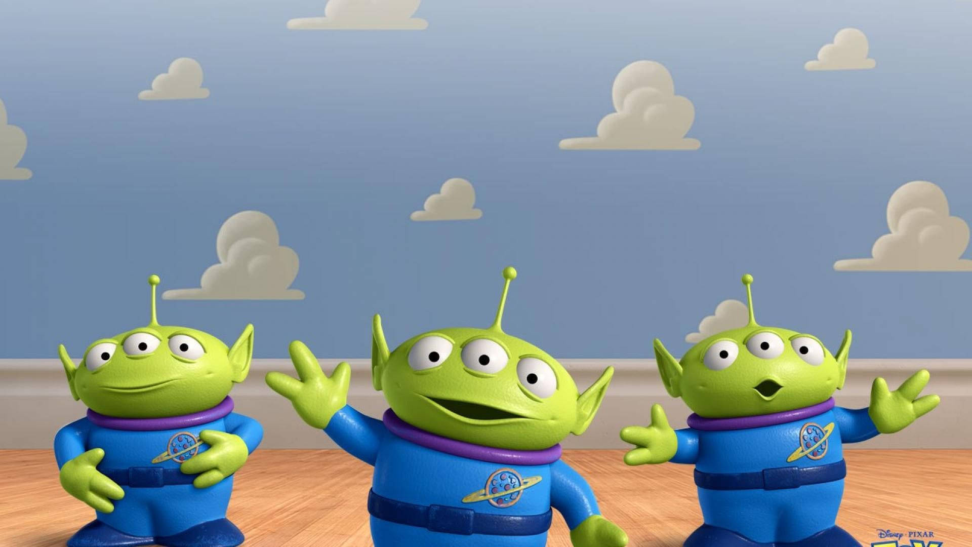Toy Story Alien Triplets Wallpaper