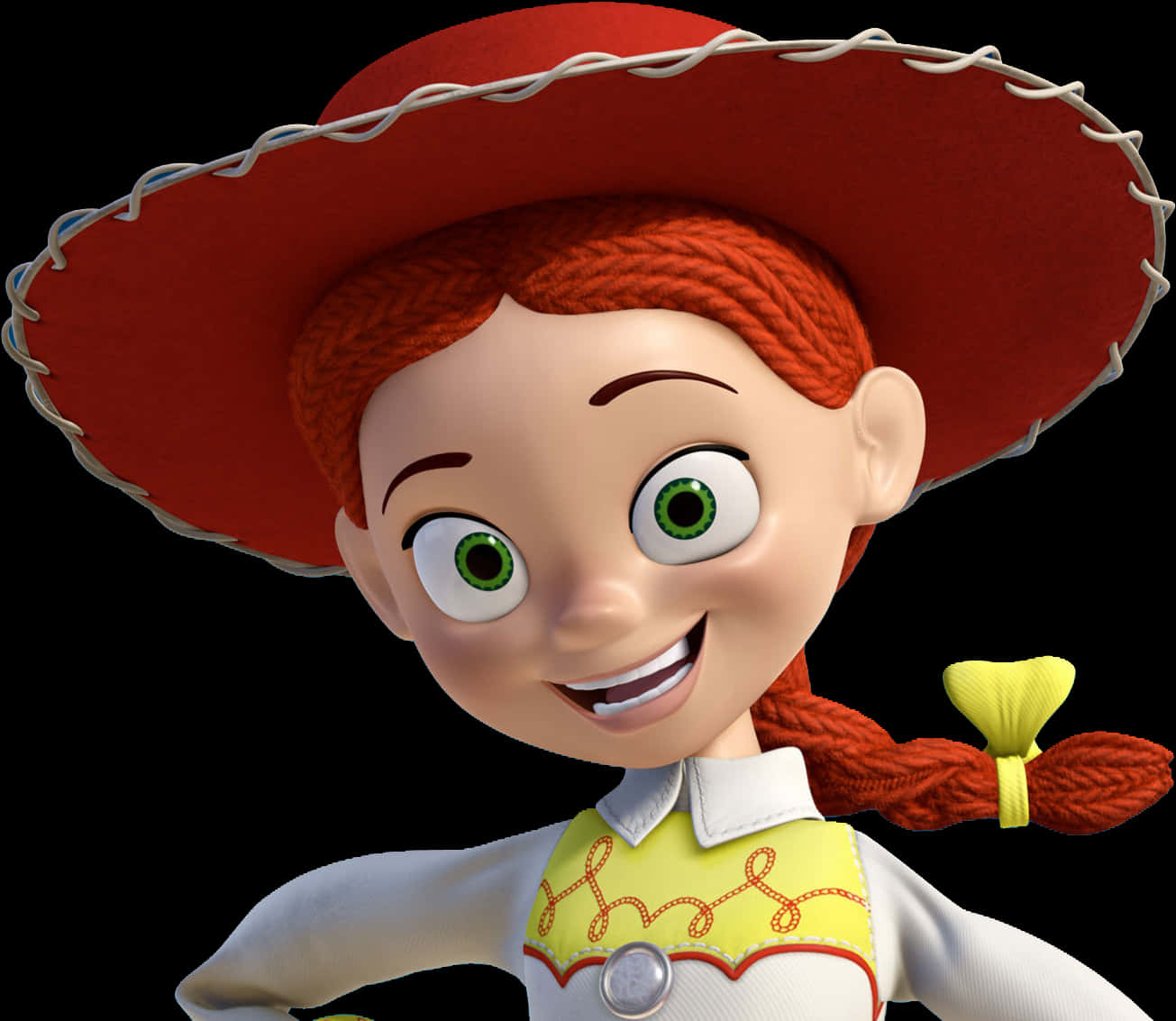 Toy Story Cowgirl Character Smile PNG