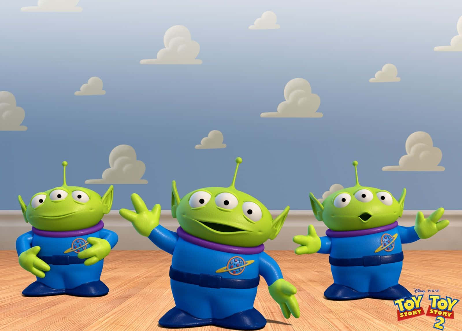 Explore the sky with Toy Story's Cloud Wallpaper