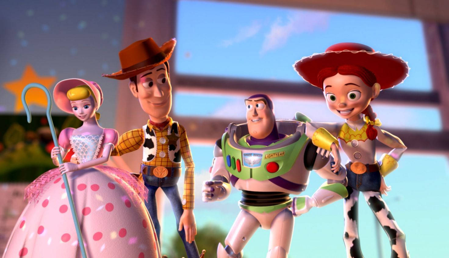 Toy Story Couple Partners Wallpaper