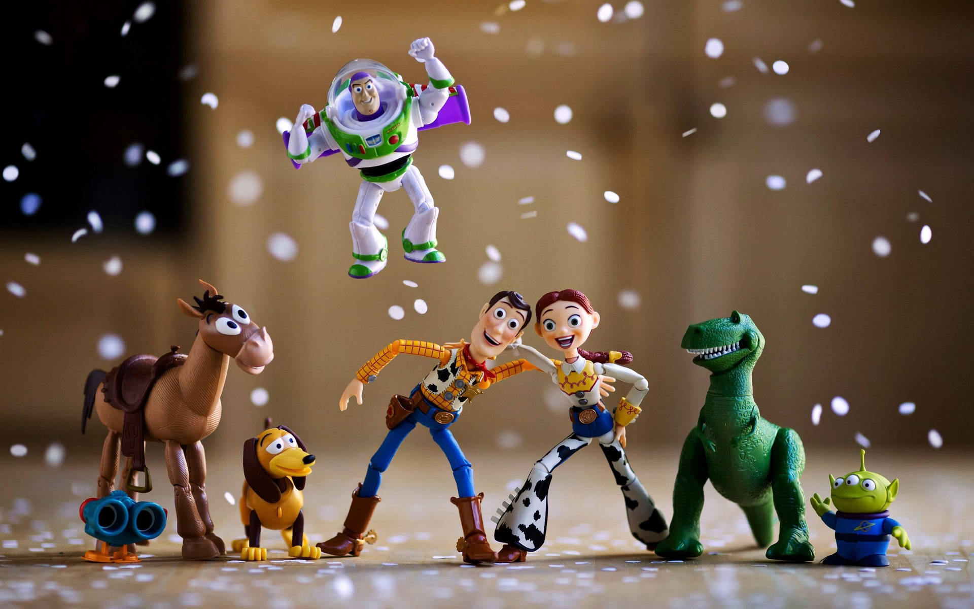 Toy Story Figurines Wallpaper