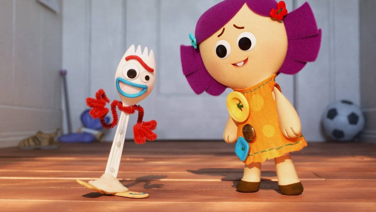 Toystory Forky Und Dolly Wallpaper