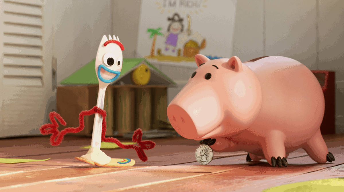 Toy Story Forky And Hamm Wallpaper