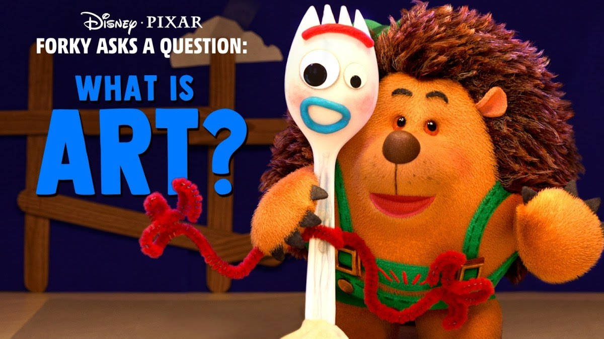 Toy Story Forky And Mr Pricklepants Wallpaper