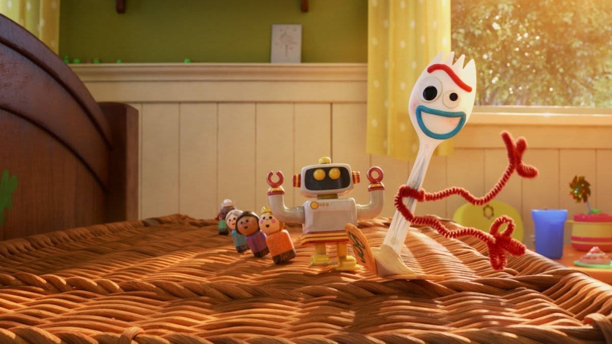 Toy Story Forky And Robot Wallpaper