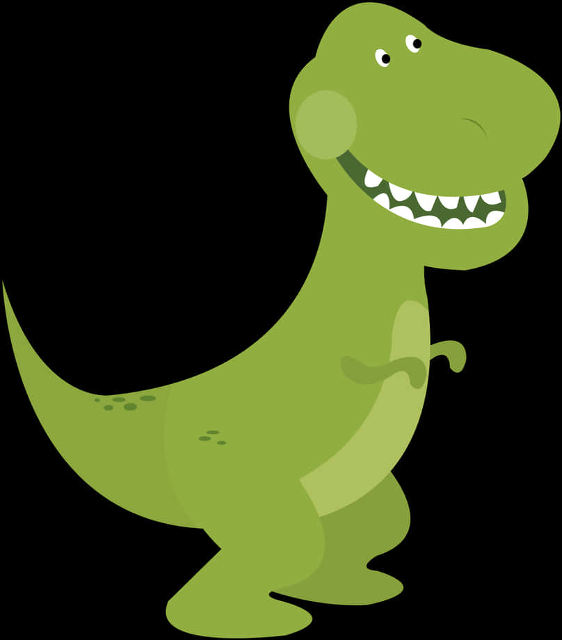 Toy Story Green Dinosaur Character PNG