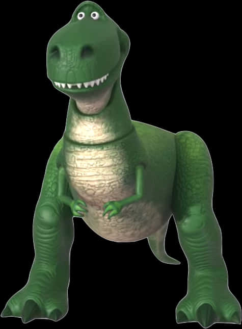 Toy Story Green Dinosaur Rex PNG