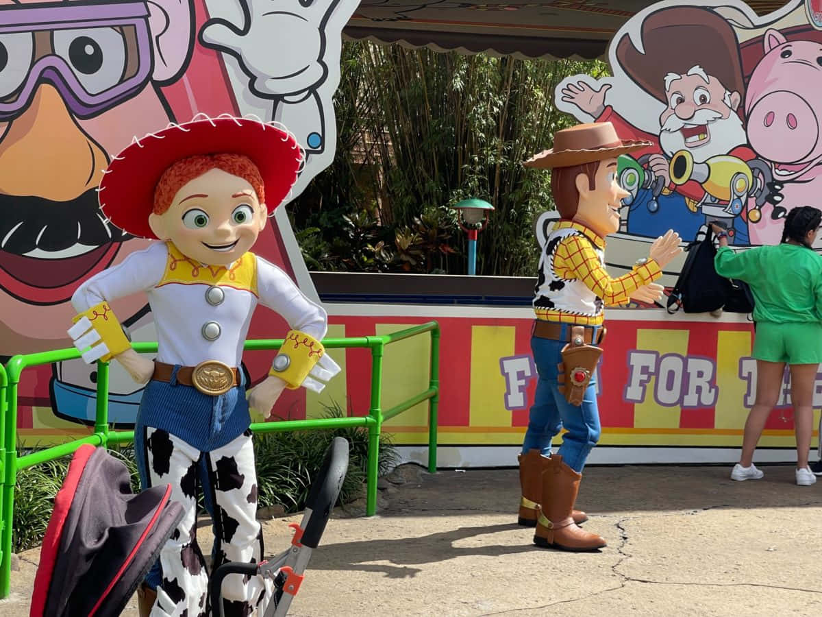 Toy Story Jessie Woody Hollywood billede baggrund