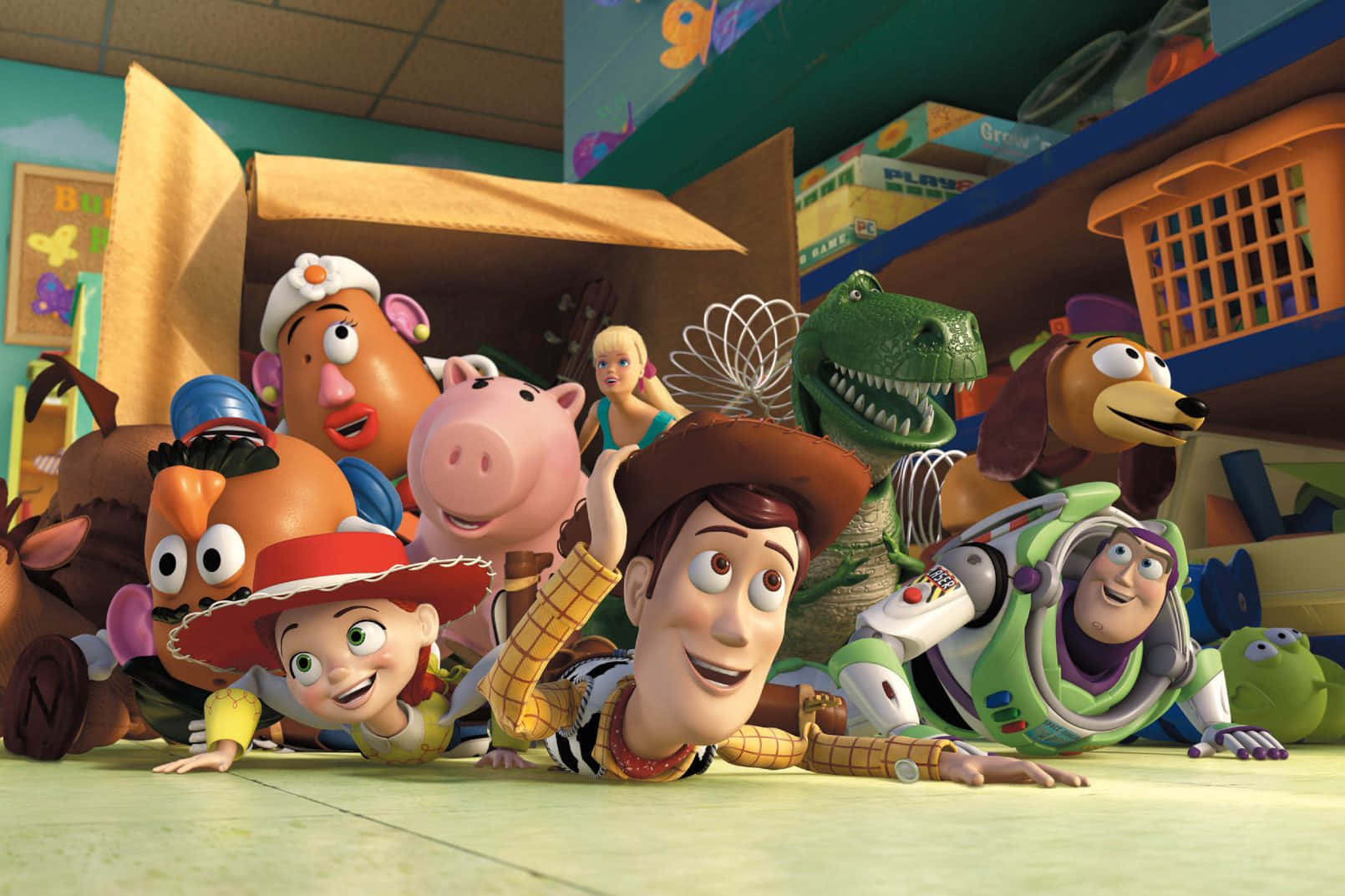Billedvæg Tapet af Toy Story 3 Filmkarakterer
