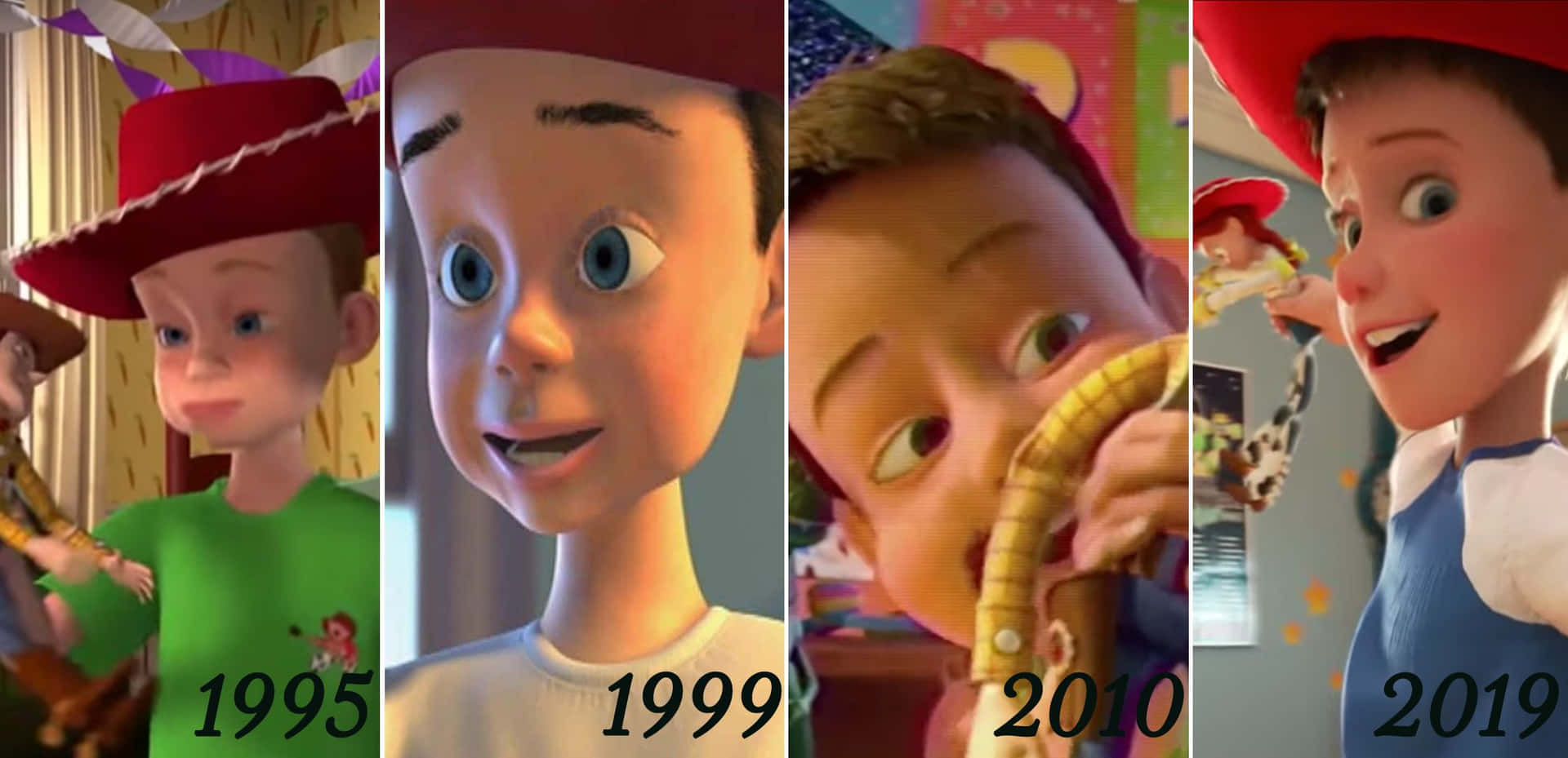 Toy Story Andy Davis Evolutionsbillede