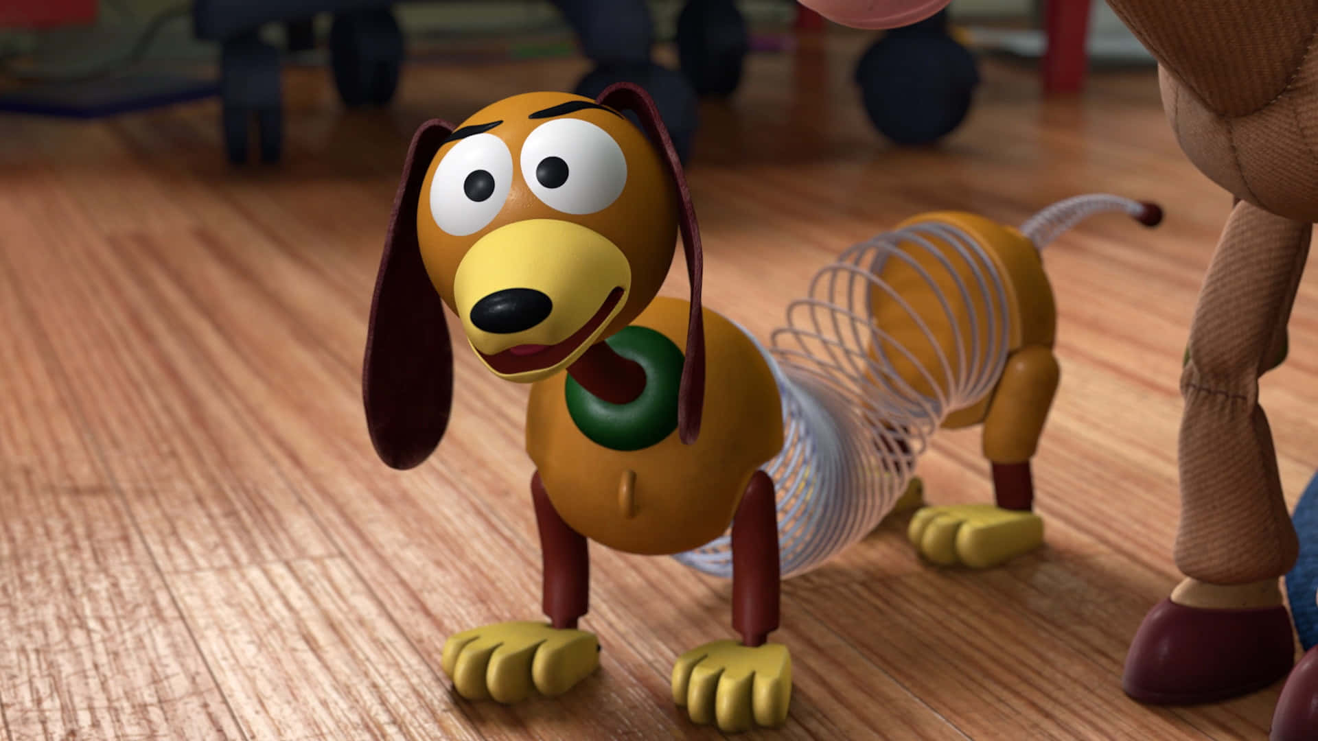 Bilddes Slinky-dogs Aus Dem Film Toy Story.