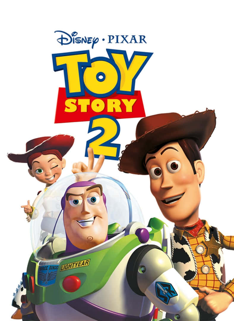 Billede af Toy Story 2 Woody Buzz Lightyear Multi-Farvet Børneværelse Tapet