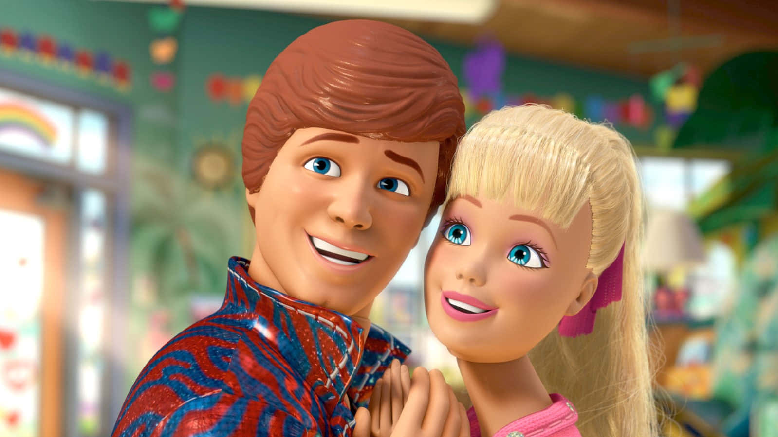Toy Story 3 Barbie Ken Billede Tapet