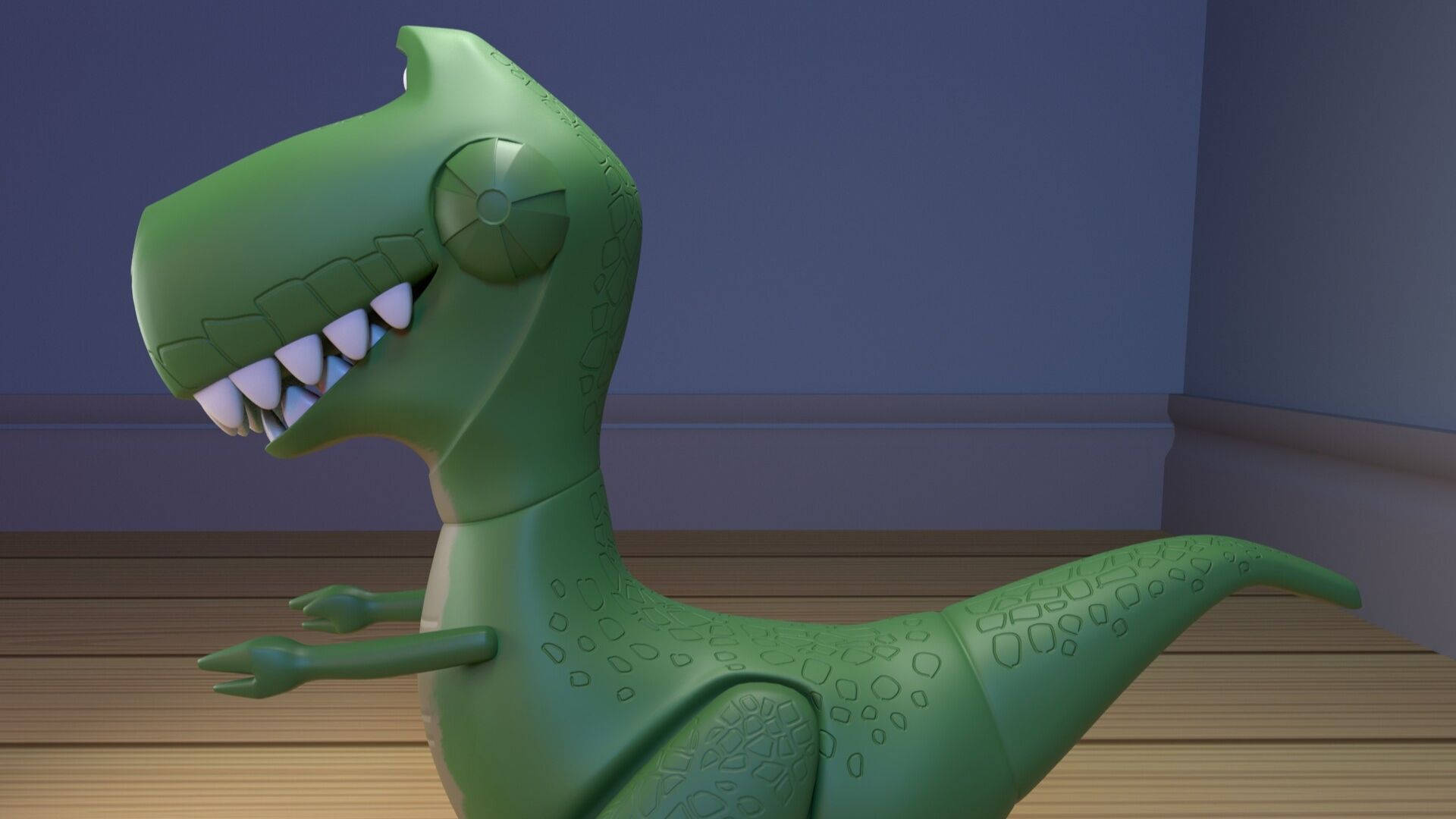 Toy Story Rex Figure Sideview