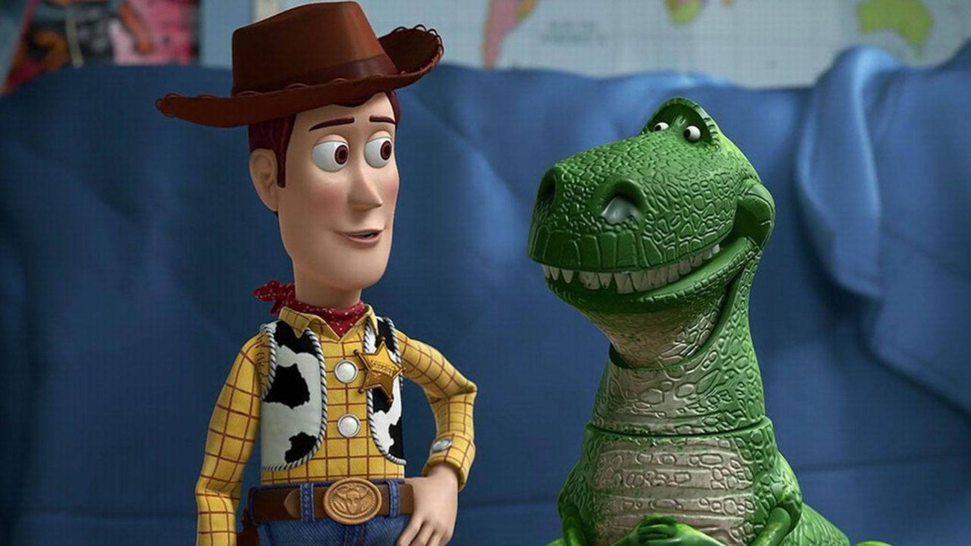 Toy Story Rex With Woody