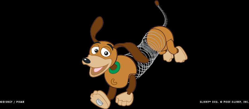 Toy Story Slinky Dog Character PNG