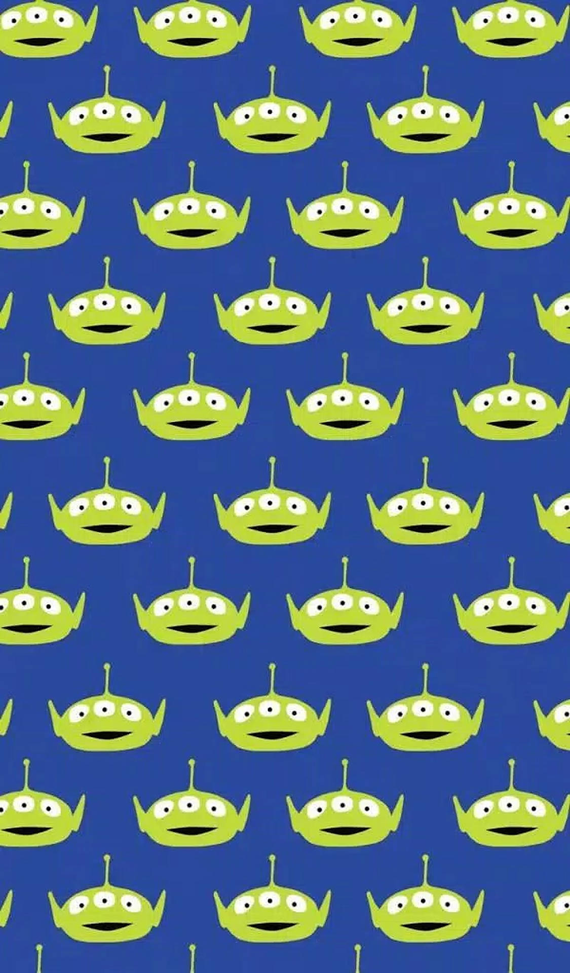 Toy Story Smiling Alien Background