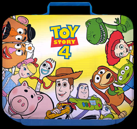 Toy Story4 Character Collage Lunchbox PNG
