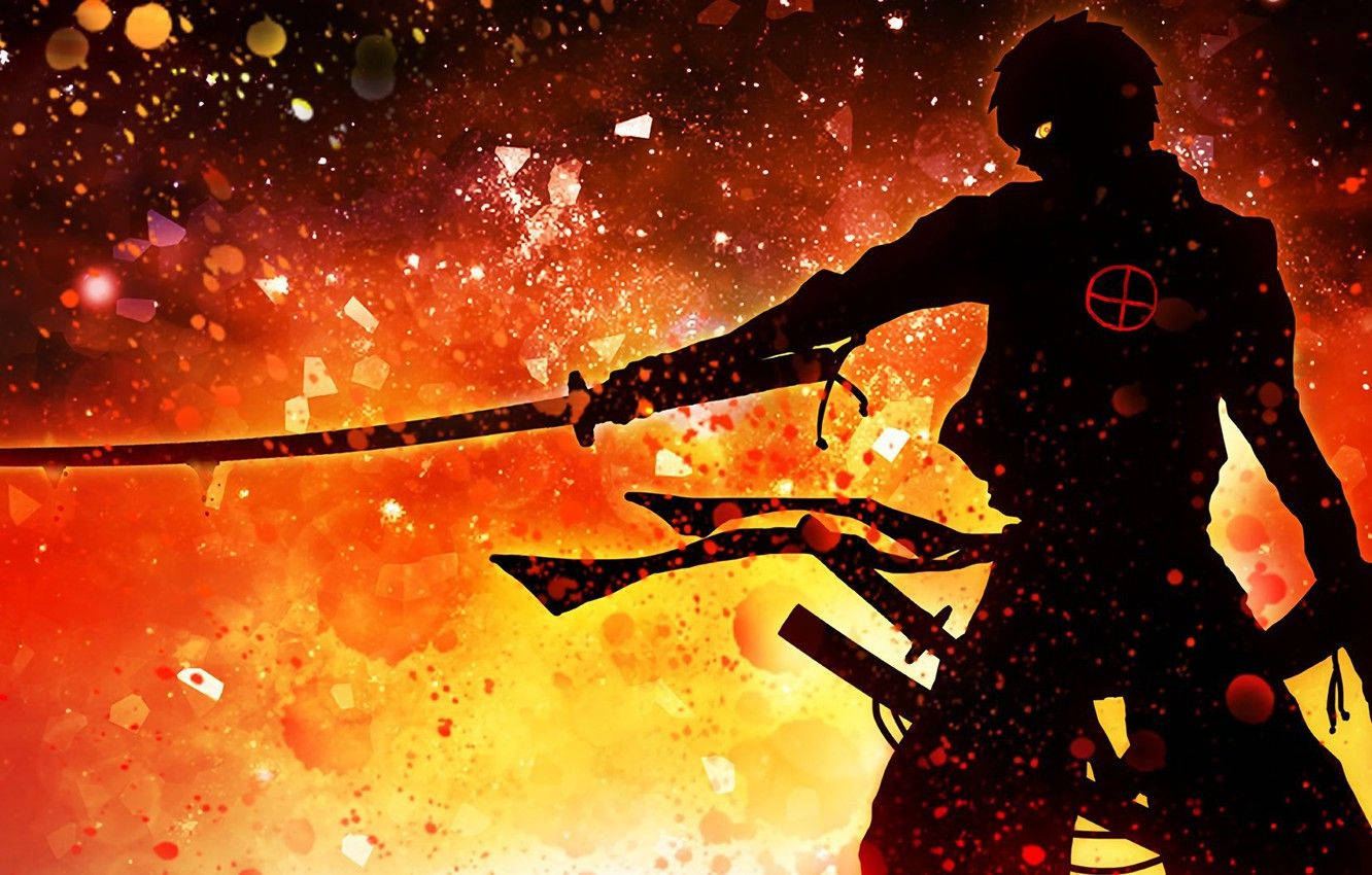 Toyohisa Shimazu Fire Anime Wallpaper