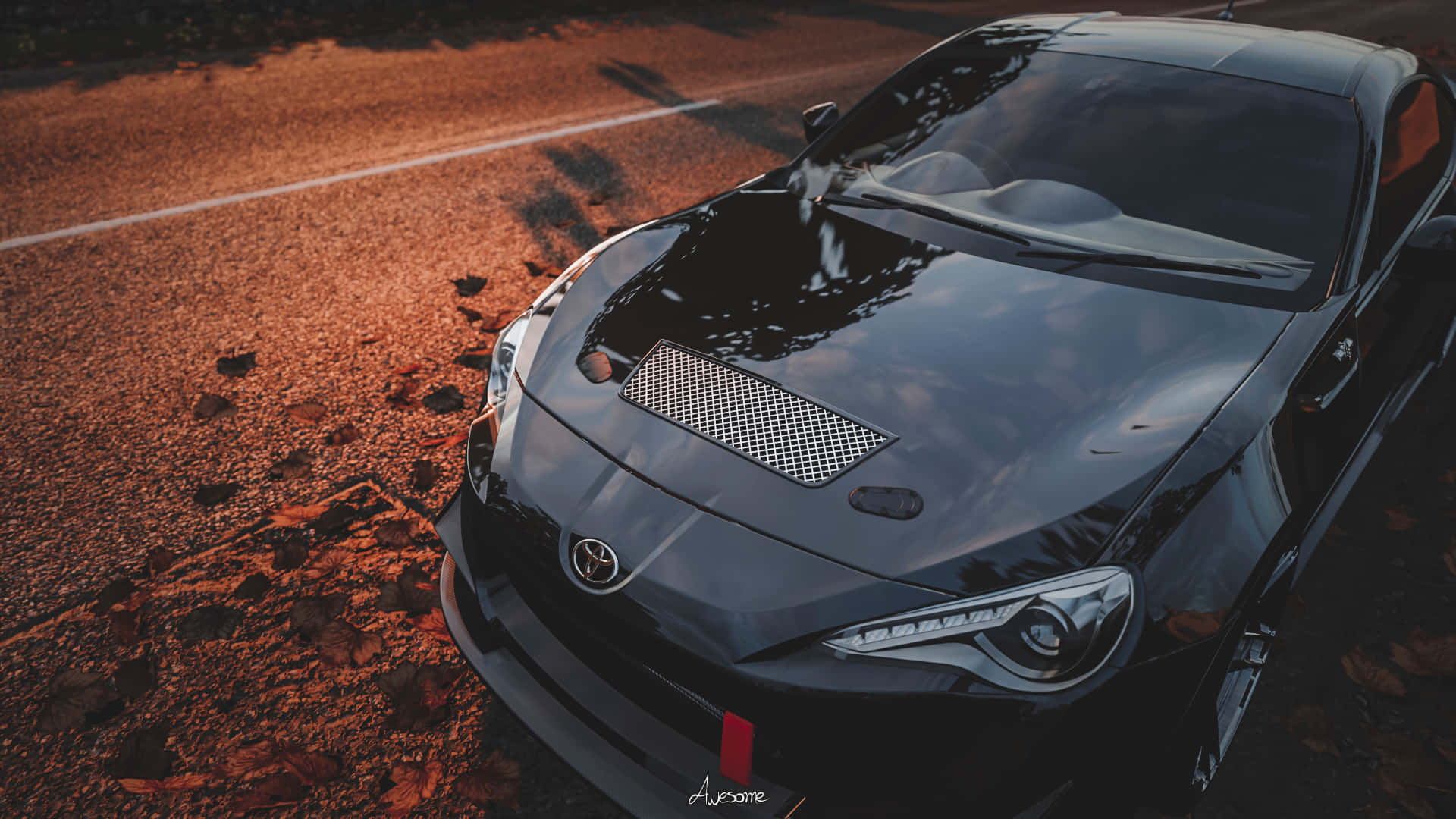 "The Toyota 86, a sleek and stylish sports car for the everyday driver." Wallpaper