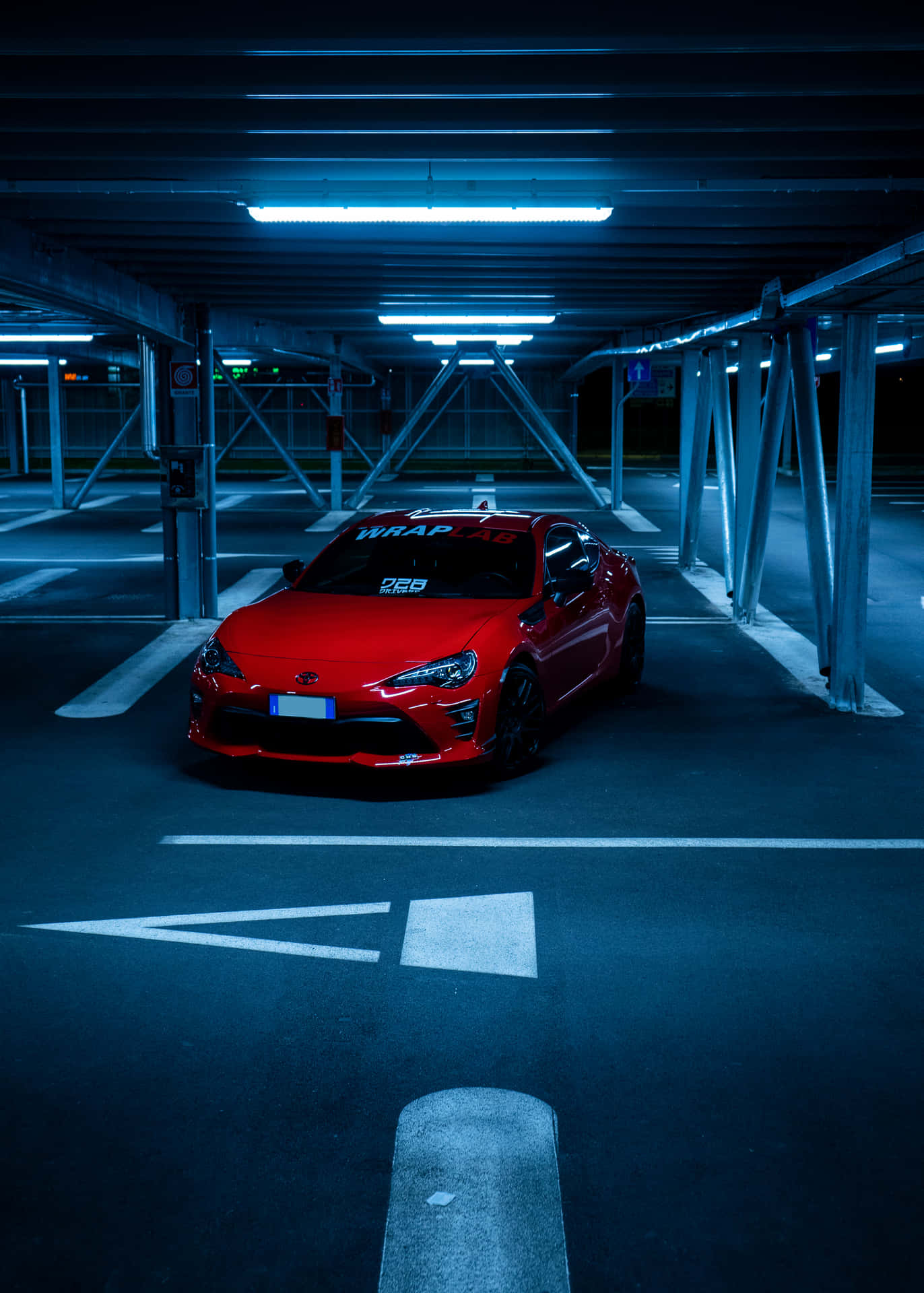 Feel the power and speed in the Toyota 86 Wallpaper