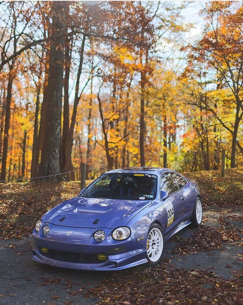 Toyota Celica Herfst Rally Livery Achtergrond