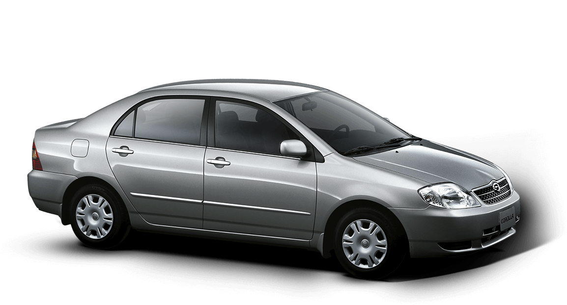 Toyota Corolla2000 Silver Sedan PNG