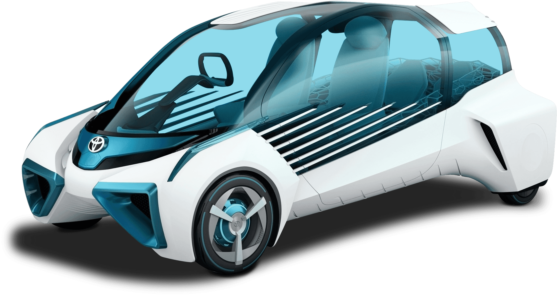 Toyota Futuristic Concept Car Design PNG