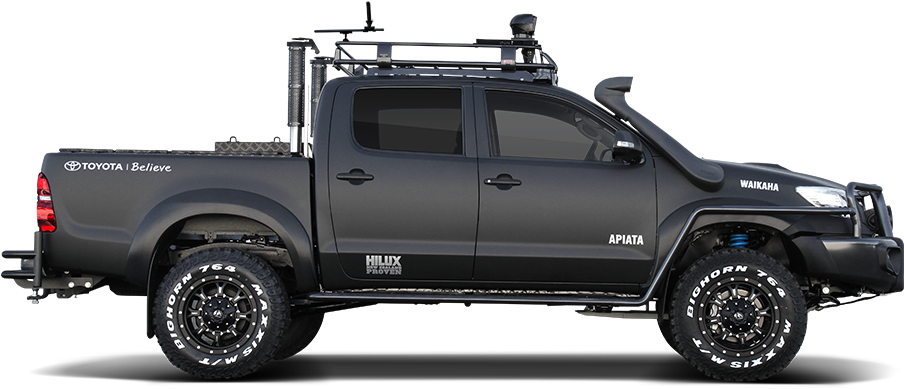 Toyota Hilux Pickup Truck Side View PNG