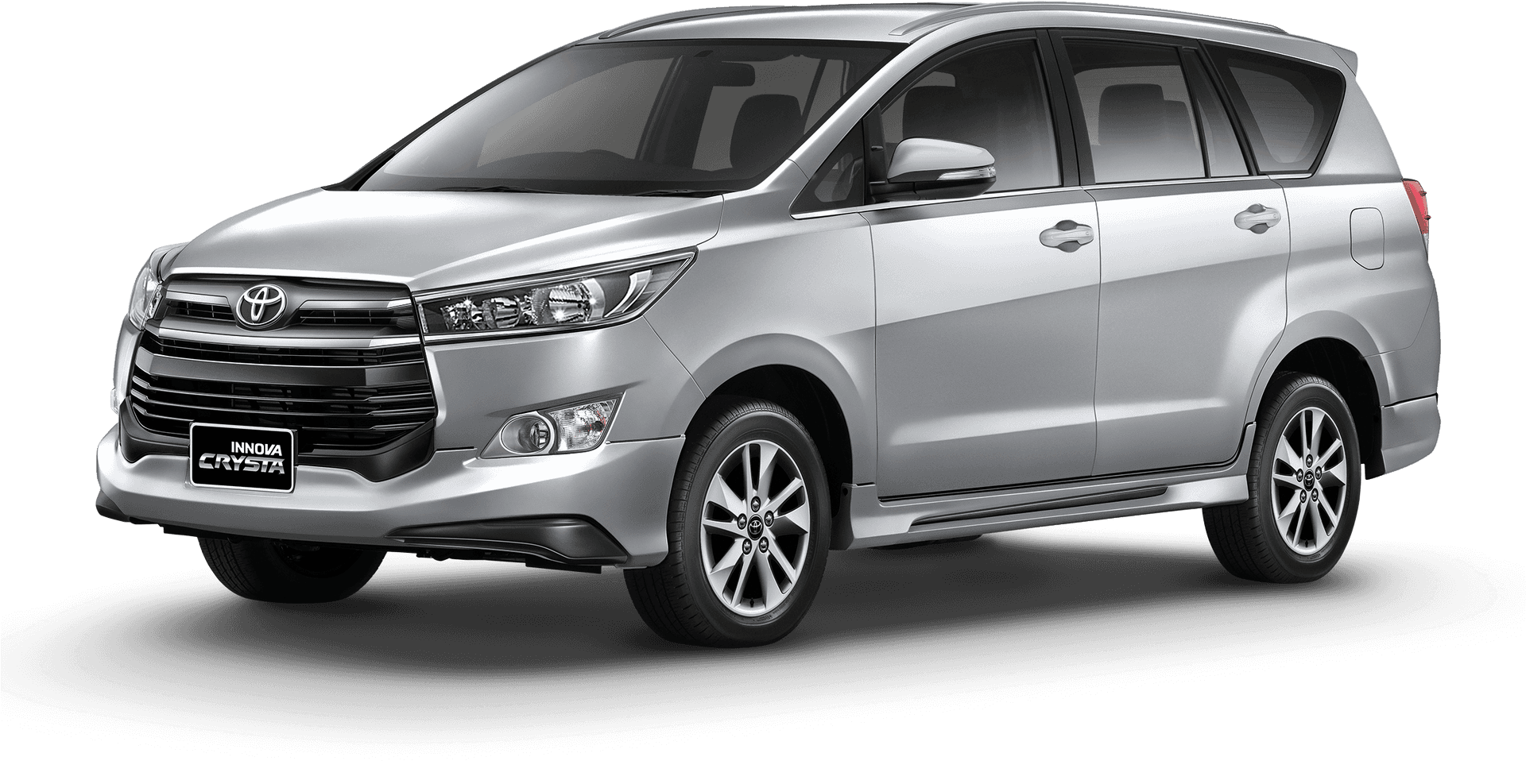 Toyota Innova Crysta Silver M P V PNG