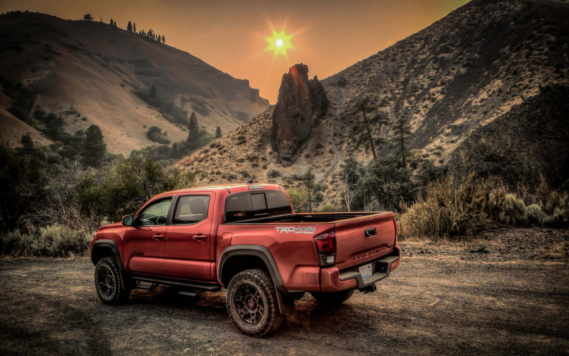 Toyota Tacoma Conquering The Off-roads In Style Wallpaper