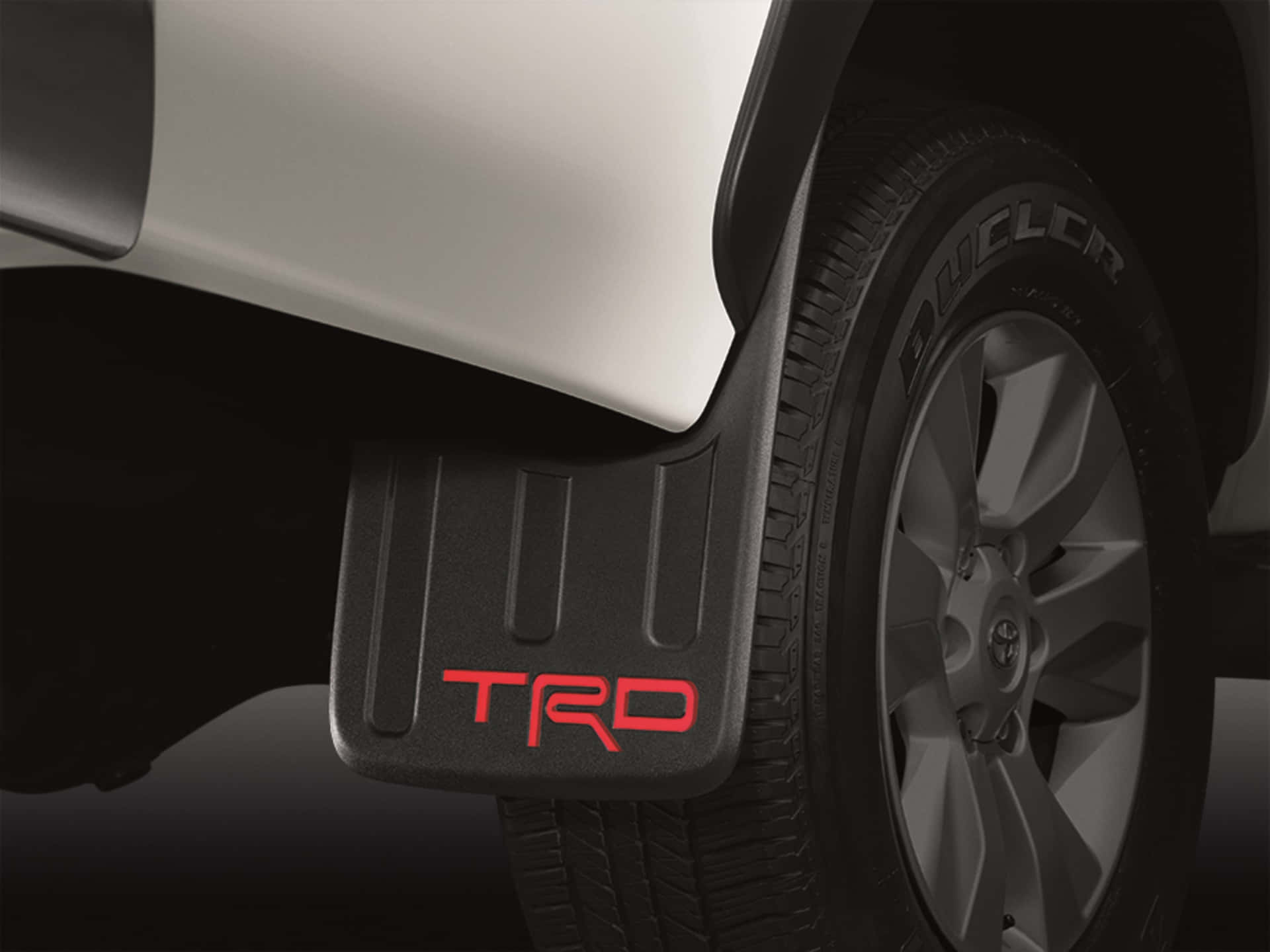 Toyota TRD Minimalist Rød Logo Tapet Wallpaper