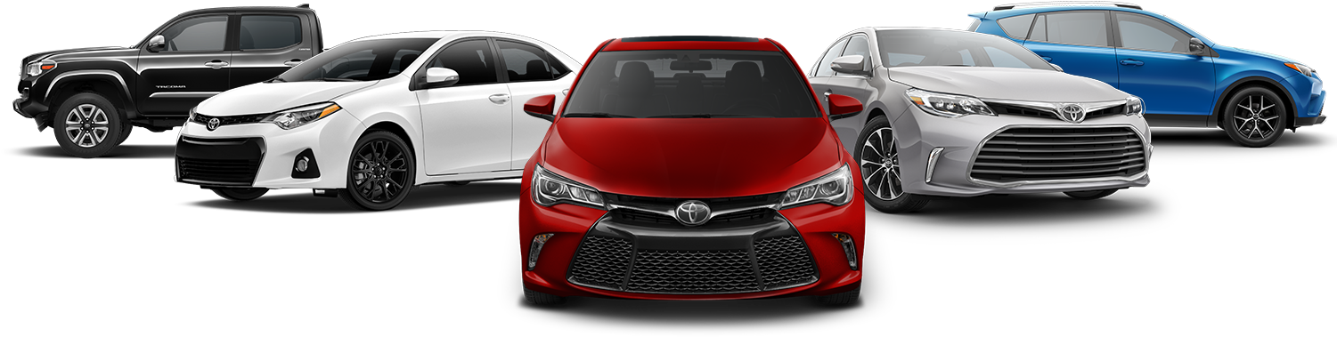 Toyota Vehicle Lineup PNG