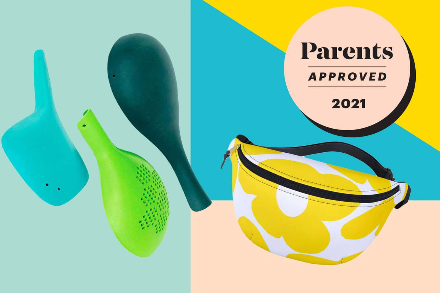 Parents Approved 2021 - A Bag With A Toothbrush And A Bottle