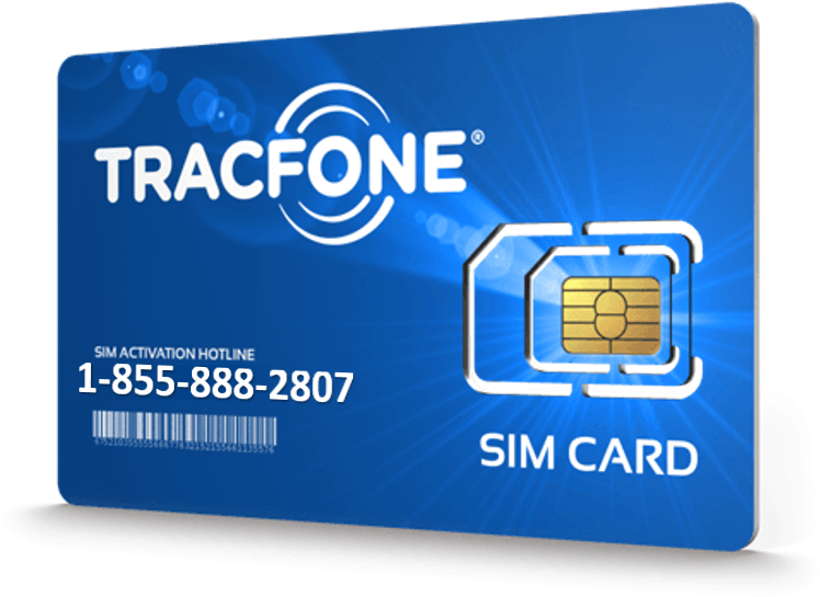 Tracfone S I M Card Activation PNG