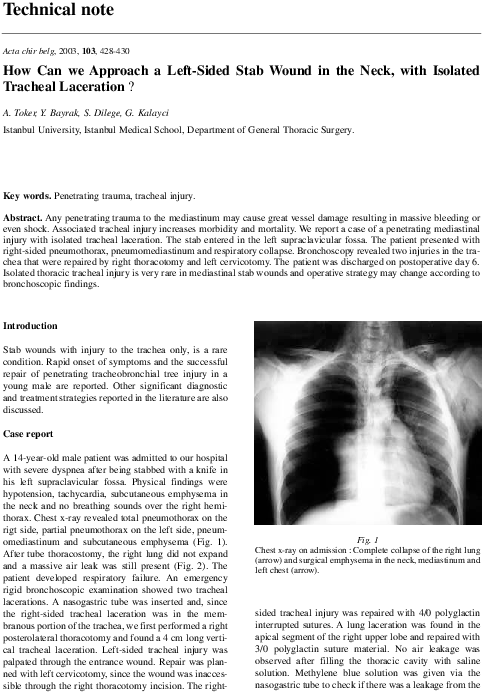 Tracheal Laceration Case Study PNG