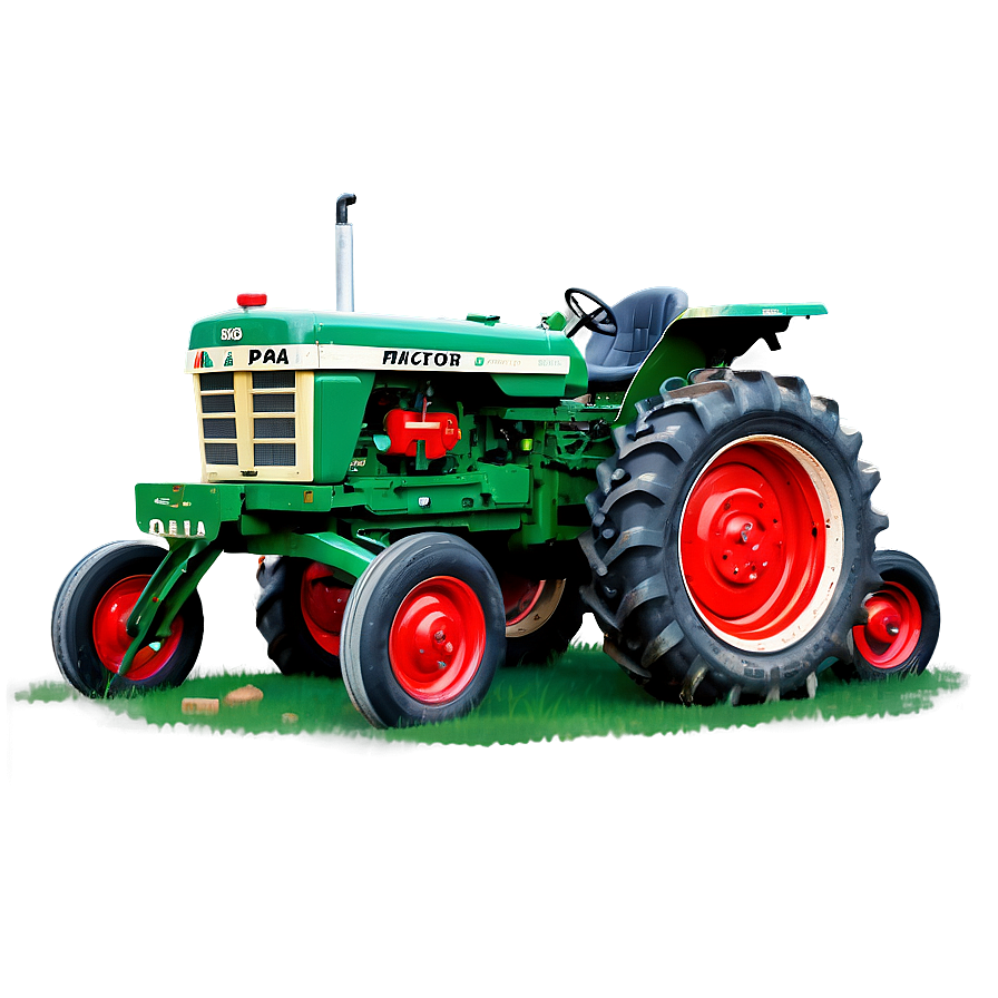 Download Tractor In Orchard Png Lkl99 | Wallpapers.com