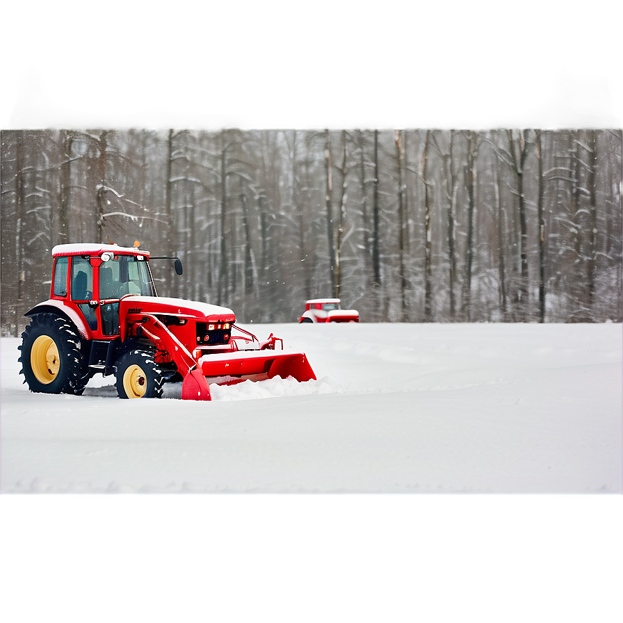 Tractor In Snow Png 30 PNG
