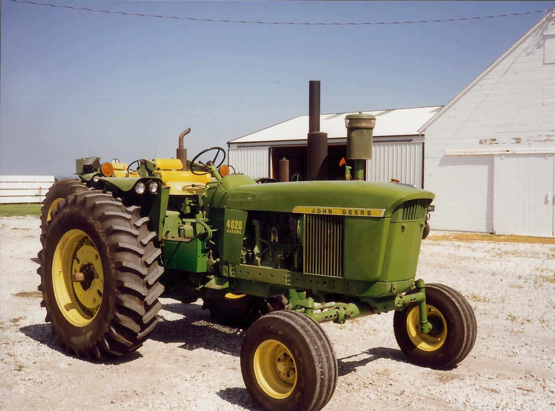 Army Green Tractor Picture