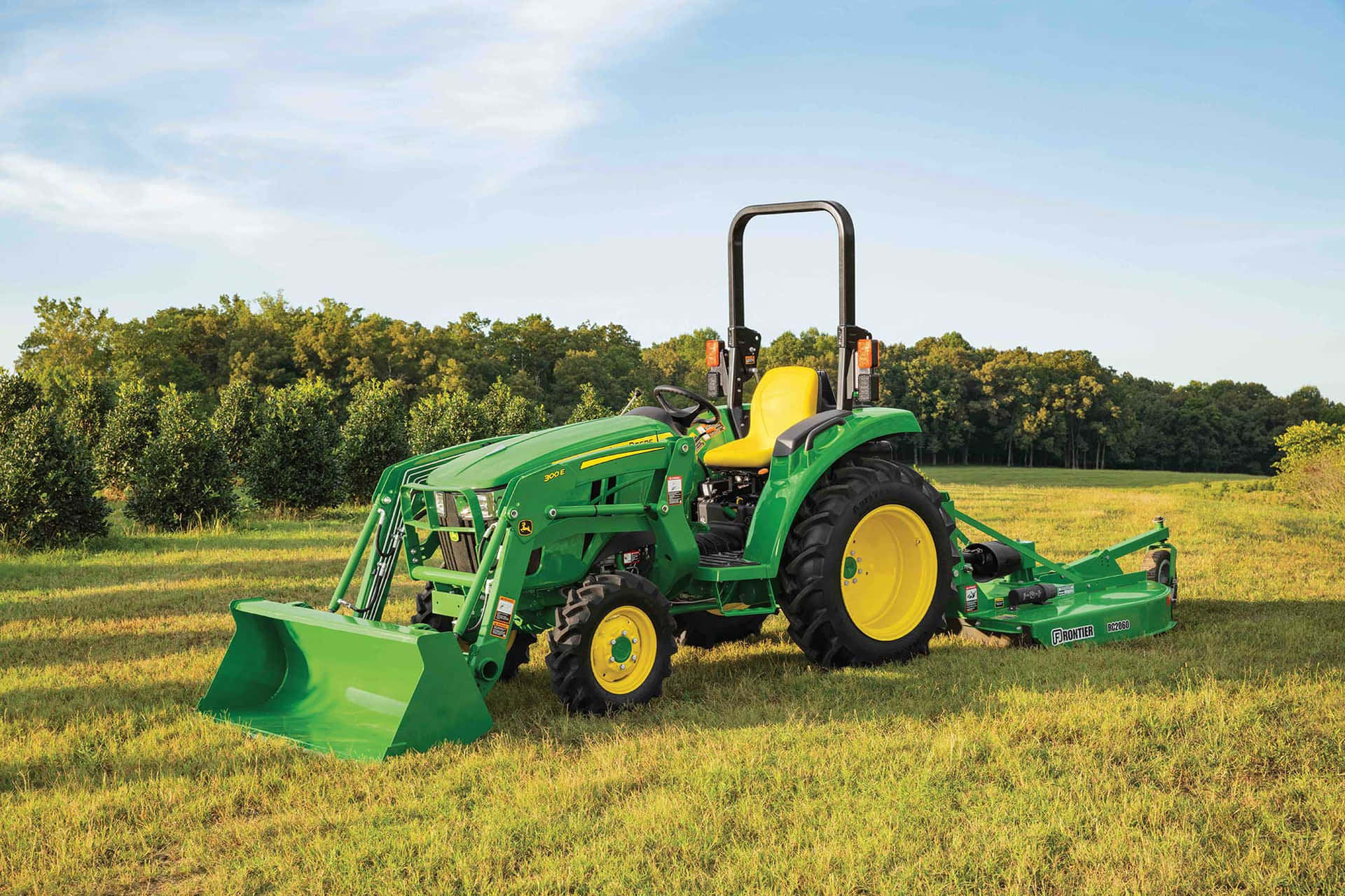Green Utility Tractor Picture