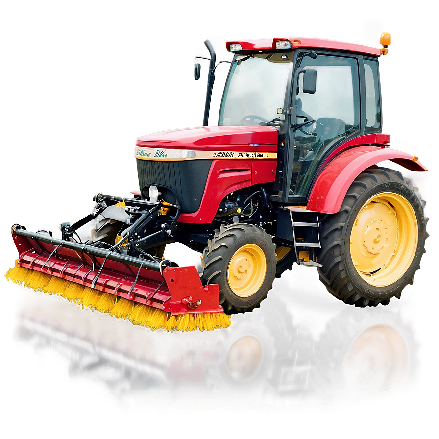 Download Tractor With Fertilizer Spreader Png Nie | Wallpapers.com