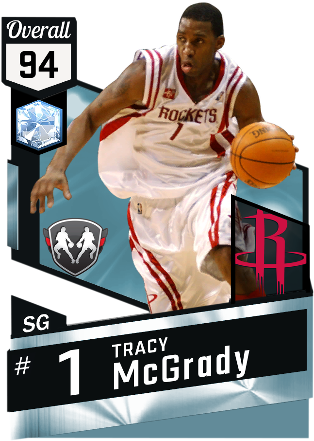 Tracy Mc Grady Rockets Card PNG