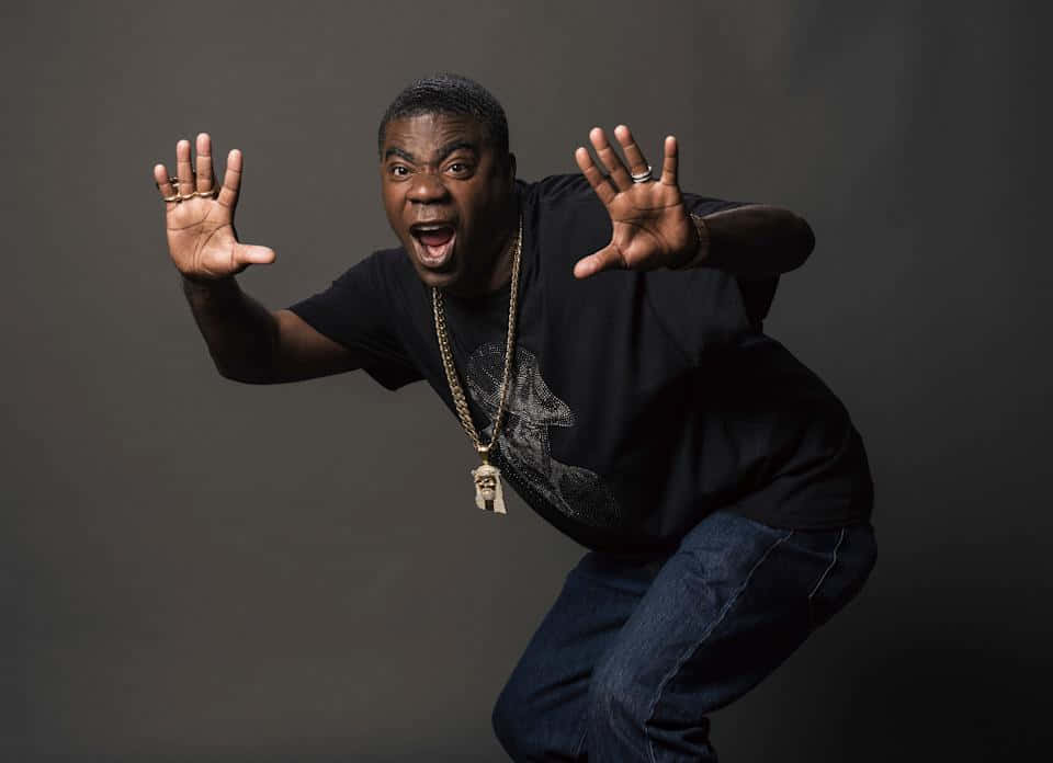 Tracy Morgan in a candid moment Wallpaper