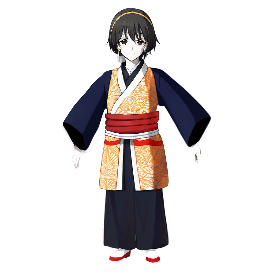 Traditional Anime Clothing Png Dob PNG